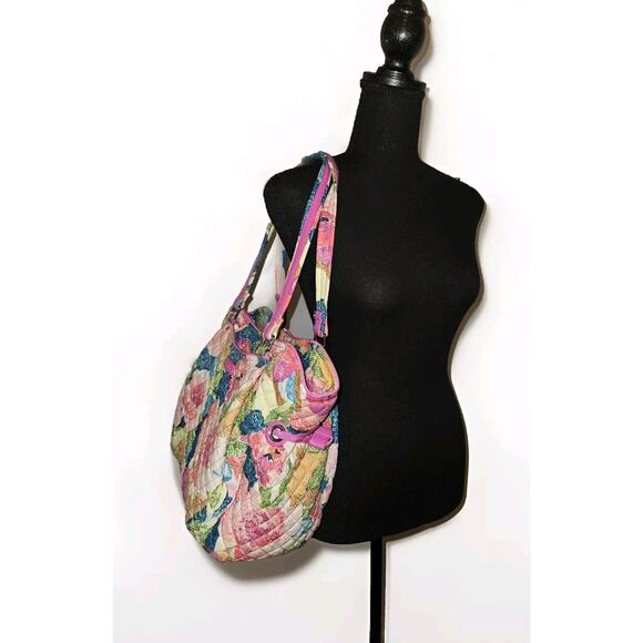NWOT! Vera Bradley Glenna Superbloom Signature Cotton Tote Handbag 14x14x6 - Picture 4 of 12